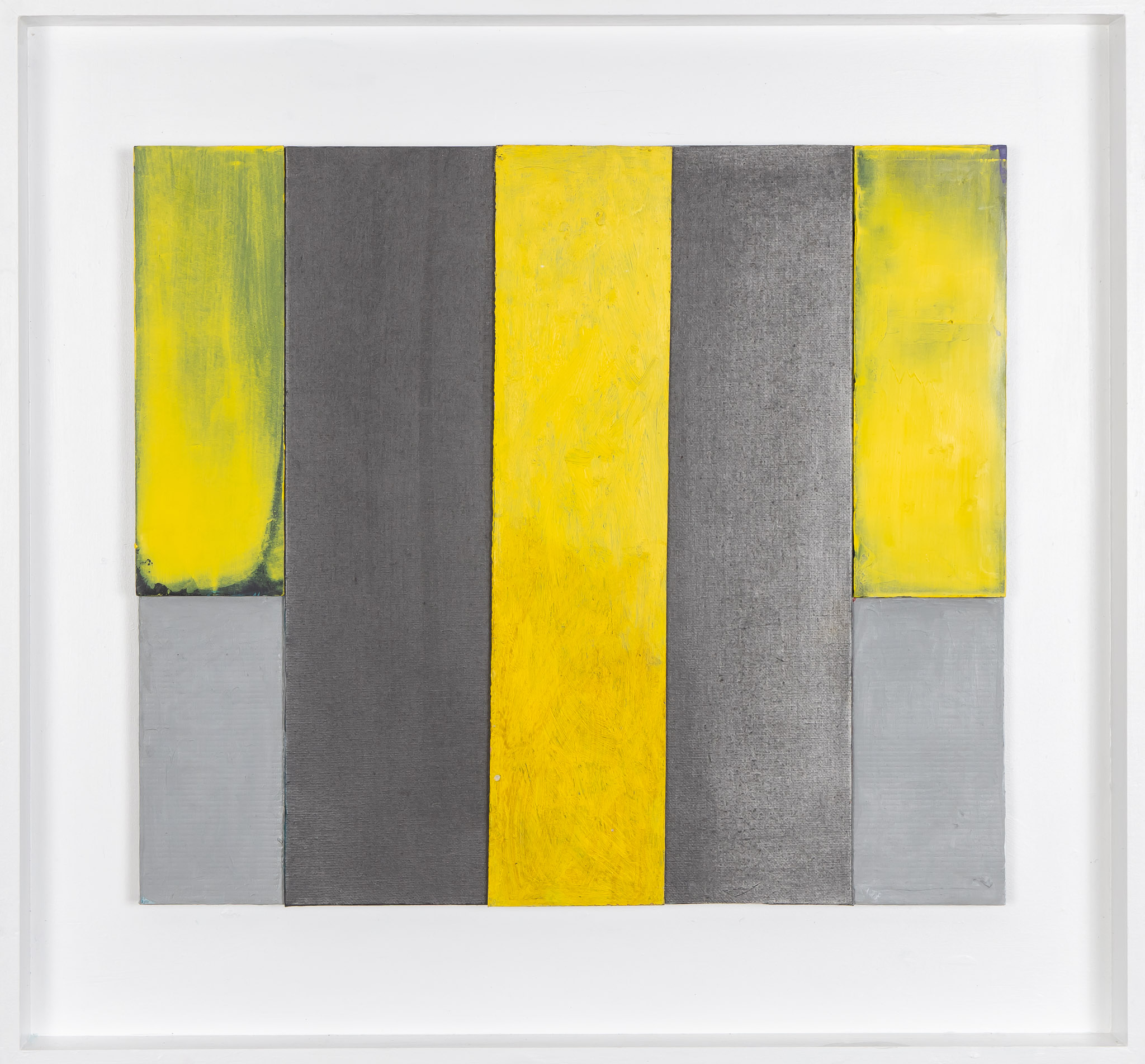 Ivor Fabok, Yellow/Grey (Vertical) 2022 