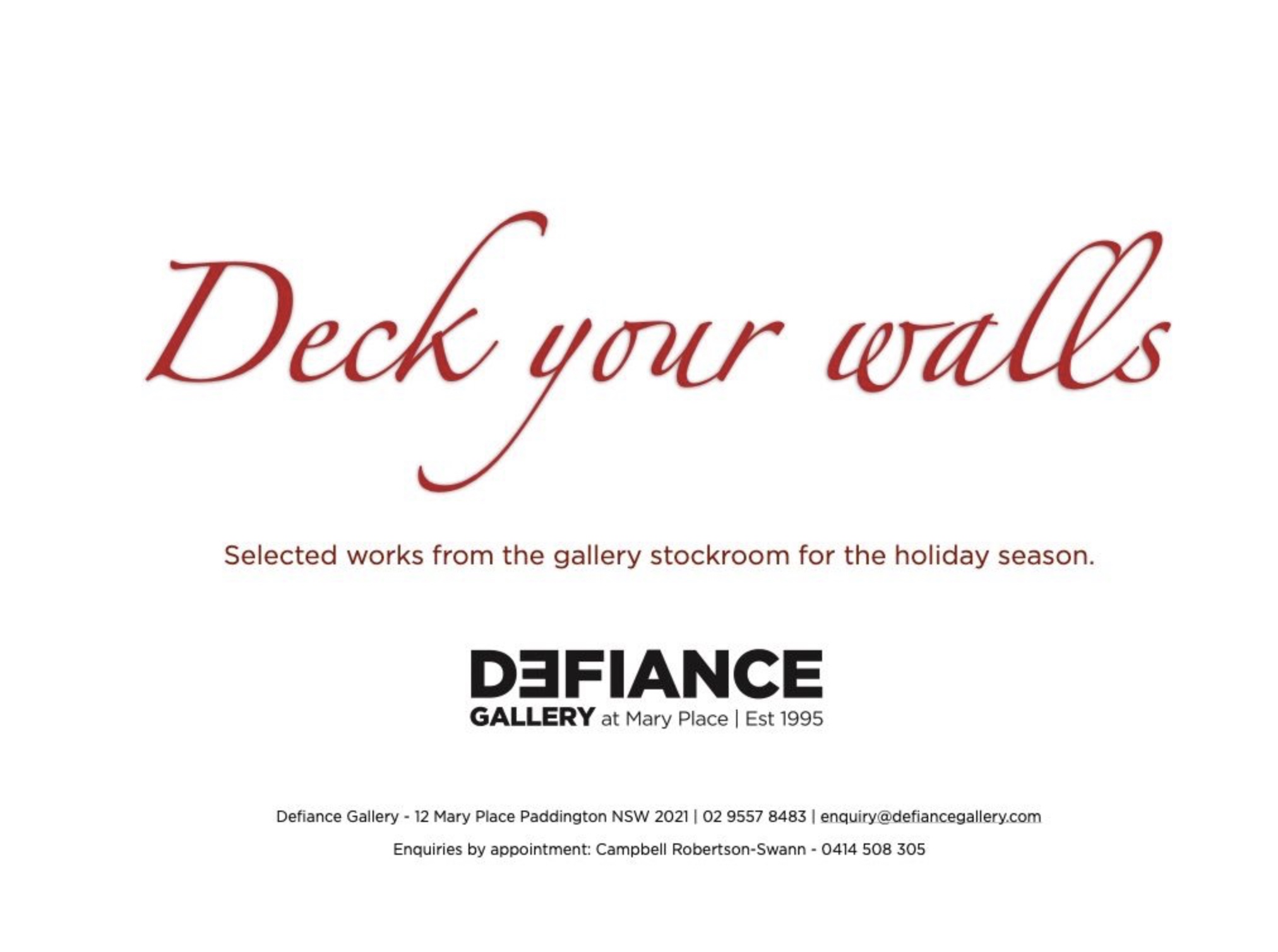 Deck Your Walls Artworks For The Holiday Season